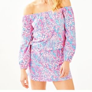 Lilly Pulitzer Off Shoulder Romper